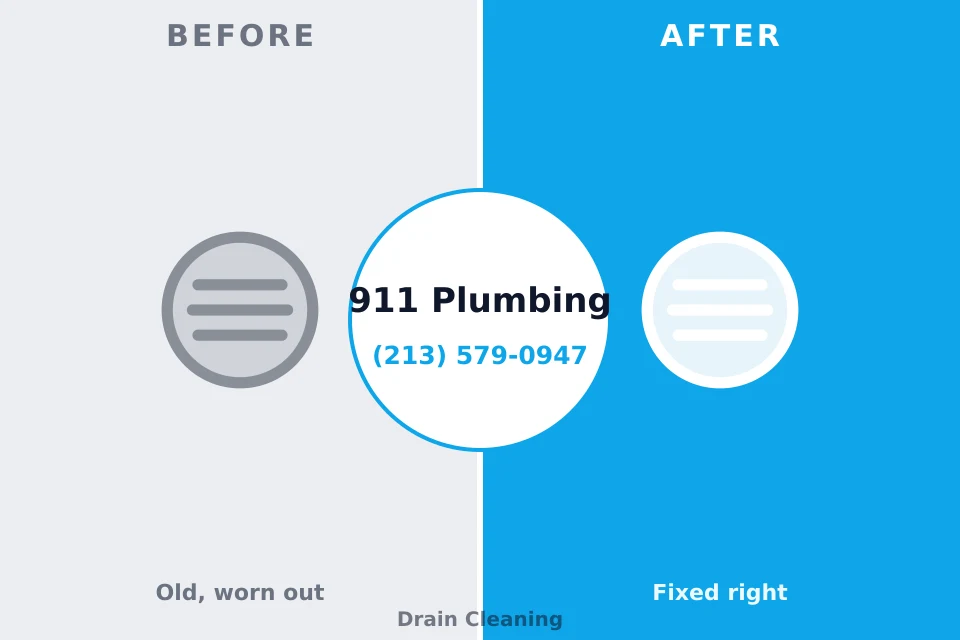 Before and after: plumbing repair Groveland, FL